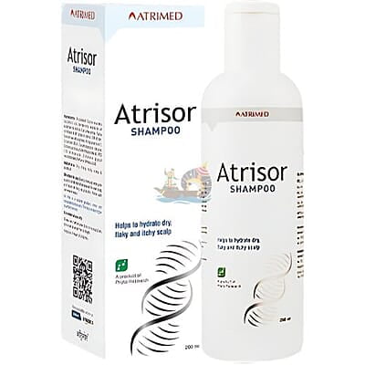 ATRIMED Atrisor Shampoo for Psoriasis, Dry, Itchy, Flaky Scalp- 200ml