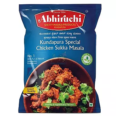 Abhiruchi Kundapura Special Chicken Sukka Masala Powder- 80g