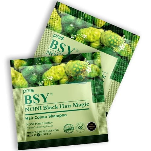 BSY Noni Black Hair Magic Hair Color Shampoo | Ammonia Free Hair Color Shampoo BSY Noni Black Hair Magic Hair Color Shampoo | Ammonia Free Hair Color Shampoo