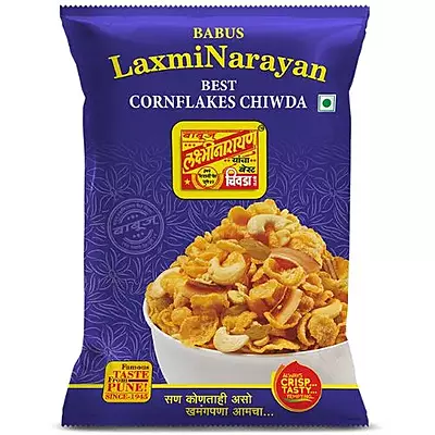 Babus Laxminarayan Cornflakes Chiwda- 250g