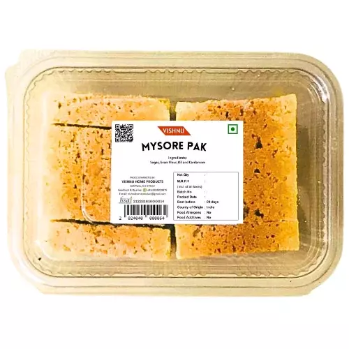 Vishnu Special Mysore Pak- 500g Vishnu Special Mysore Pak- 500g