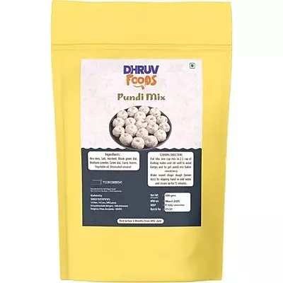 Dhruv Foods Instant Pundi Mix – Authentic Taste of Karnataka- 500g