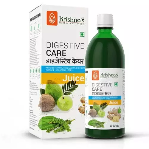 Krishna's Digestive Care Juice - Organic Formula for Healthy Digestion- 1000ml Krishna's Digestive Care Juice - Organic Formula for Healthy Digestion- 1000ml