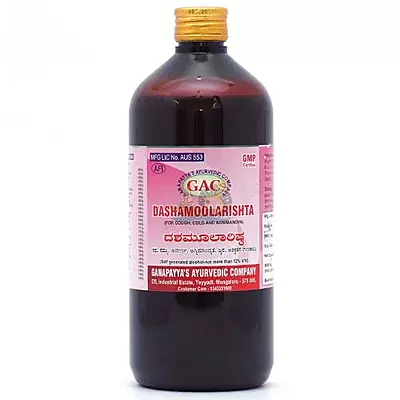 GAC Dashamoolarista – Ayurvedic Herbal Tonic for Immunity, Digestive Health, and Vitality Support- 400ml