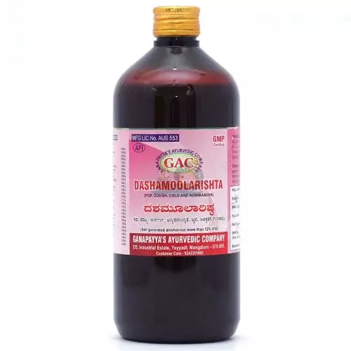 GAC Dashamoolarista โ Ayurvedic Herbal Tonic for Immunity, Digestive Health, and Vitality Support- 400ml GAC Dashamoolarista โ Ayurvedic Herbal Tonic for Immunity, Digestive Health, and Vitality Support- 400ml
