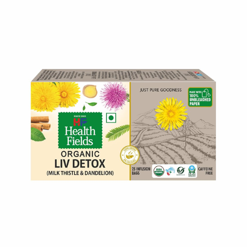 HealthFields Organic Liv Detox (Milk Thistle & Dandelion) | Herbal ...
