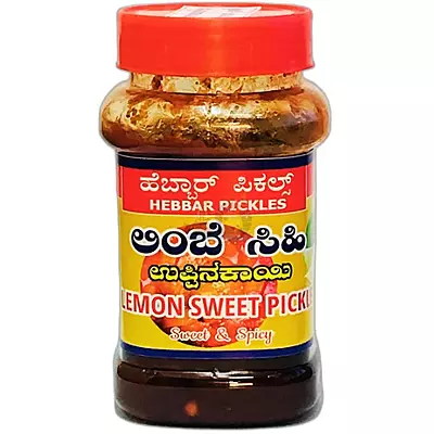 Hebbar Lemon Sweet Pickle