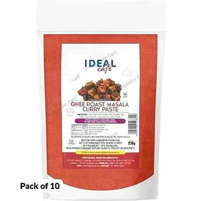 Ideal Cafe Ghee Roast Masala Paste - Authentic Curry Flavor- 250g Ideal Cafe Ghee Roast Masala Paste - Authentic Curry Flavor- 250g