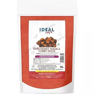 Ideal Cafe Ghee Roast Masala Paste - Authentic Curry Flavor- 250g