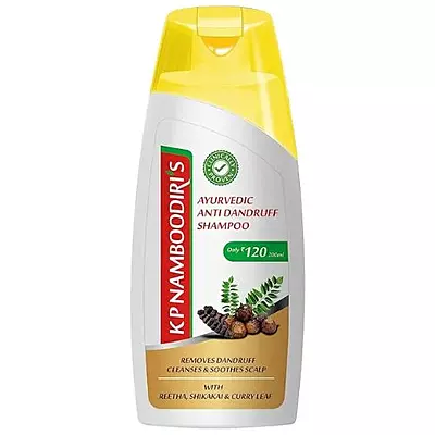 K P Namboodiri's Ayurvedic Anti Dandruff Shampoo With Reetha, Shikakai & Curry Leaf- 200ml