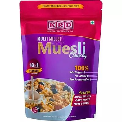 KRD Multi Millet Muesli Crunchy- 250g