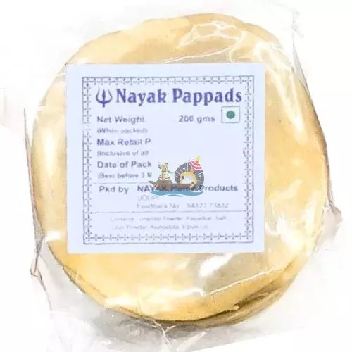 Nayak Papads- Plain