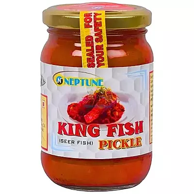Neptune King Seer Fish Pickle - 300g | Authentic Mangalorean Flavor