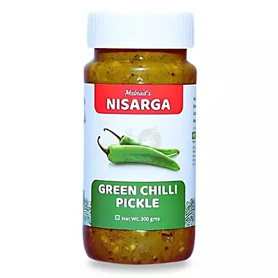 Nisarga Green Chilli Pickle- 300g