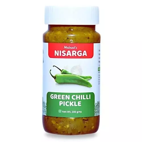 Nisarga Green Chilli Pickle- 300g