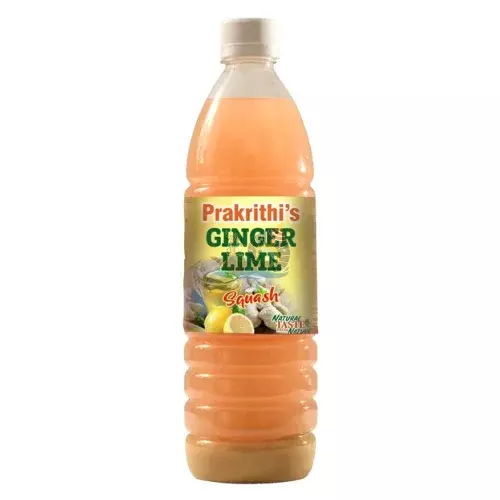 Prakrithi's Ginger Lime Squash – Refreshing Zesty!