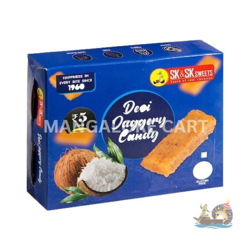 Sk Sweets Desi Jaggery Candy Box, 15 G (Pack Of 20)