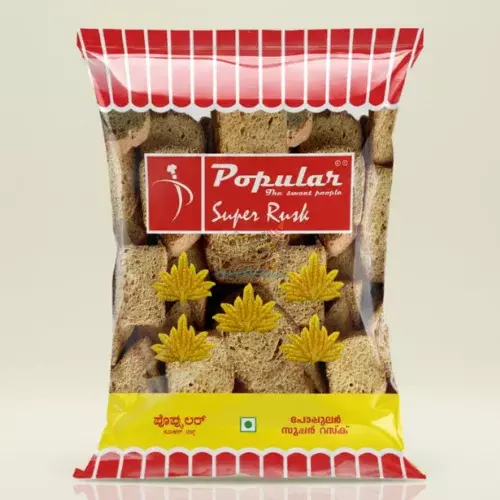 Popular Rusk Popular Super Rusk – Crispy, Crunchy, and Perfectly Toasted!