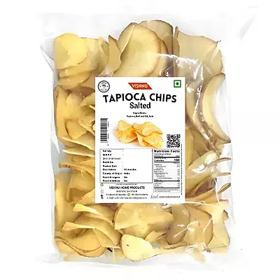 Vishnu Special Tapioca Plain Chips