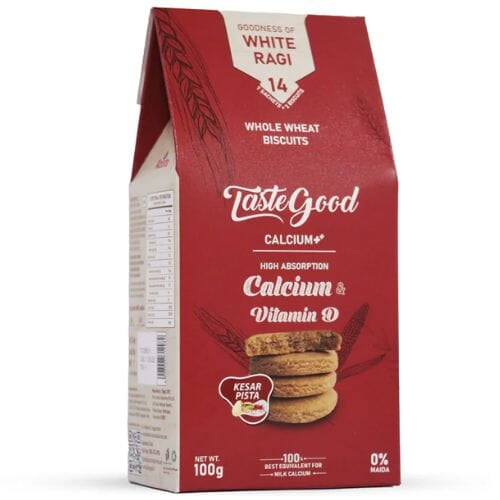 Azista Taste Good Calcium and Vitamin D Biscuits- 100g Azista Taste Good Calcium and Vitamin D Biscuits- 100g
