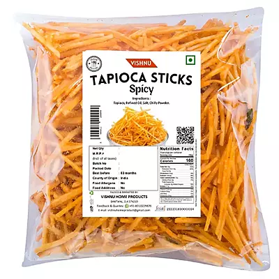 Vishnu Special Tapioca Sticks Spicy
