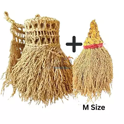 Real Paddy Torana and Kucchu with Paddy Grains Real Paddy Torana and Kucchu with Paddy Grains