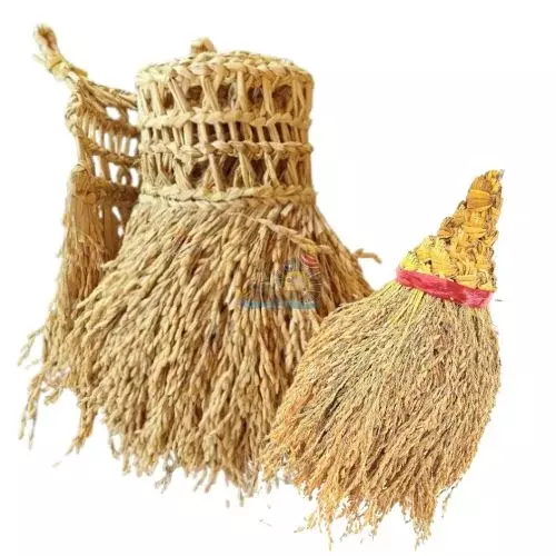 Real Paddy Torana and Kucchu with Paddy Grains
