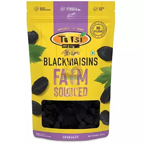 Tulsi Black Raisins Seedless / Kali Drakh Mazari- 250g Tulsi Black Raisins Seedless / Kali Drakh Mazari- 250g