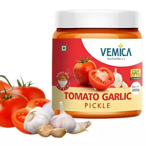 VEMICA Tomato Garlic Pickle- 200g