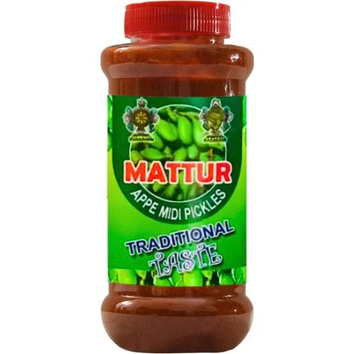 Mattur Appe Midi Pickle โ Authentic Spicy & Tangy Delight- 500g Mattur Appe Midi Pickle โ Authentic Spicy & Tangy Delight- 500g