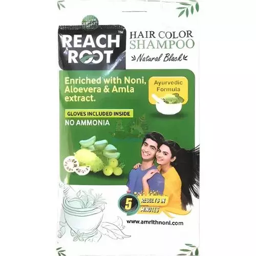 Amrith Noni- Noni Black Hair Magic Hair Color Shampoo | Ammonia Free Hair Color Shampoo Amrith Noni- Noni Black Hair Magic Hair Color Shampoo | Ammonia Free Hair Color Shampoo