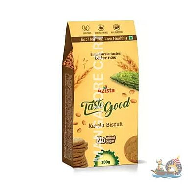 Azista Taste Good Karela Biscuit | No Added Sugar High Fiber- 100g