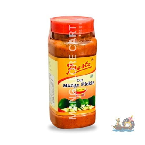 Presto Cut Mango Pickle | Mangalore Style Red Masala- 475g