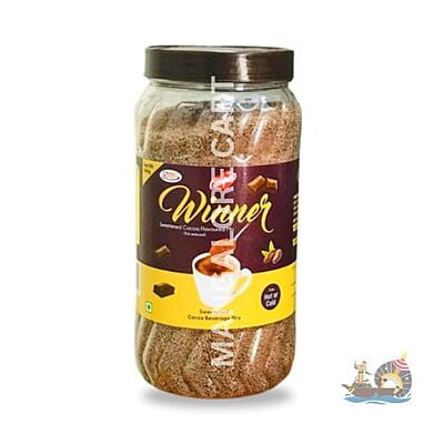 Campco Winner Delicious Hot or Cold Chocolate Drink Powder Mix | Drinking Chocolate | Added Vanilla Flavor- 400g